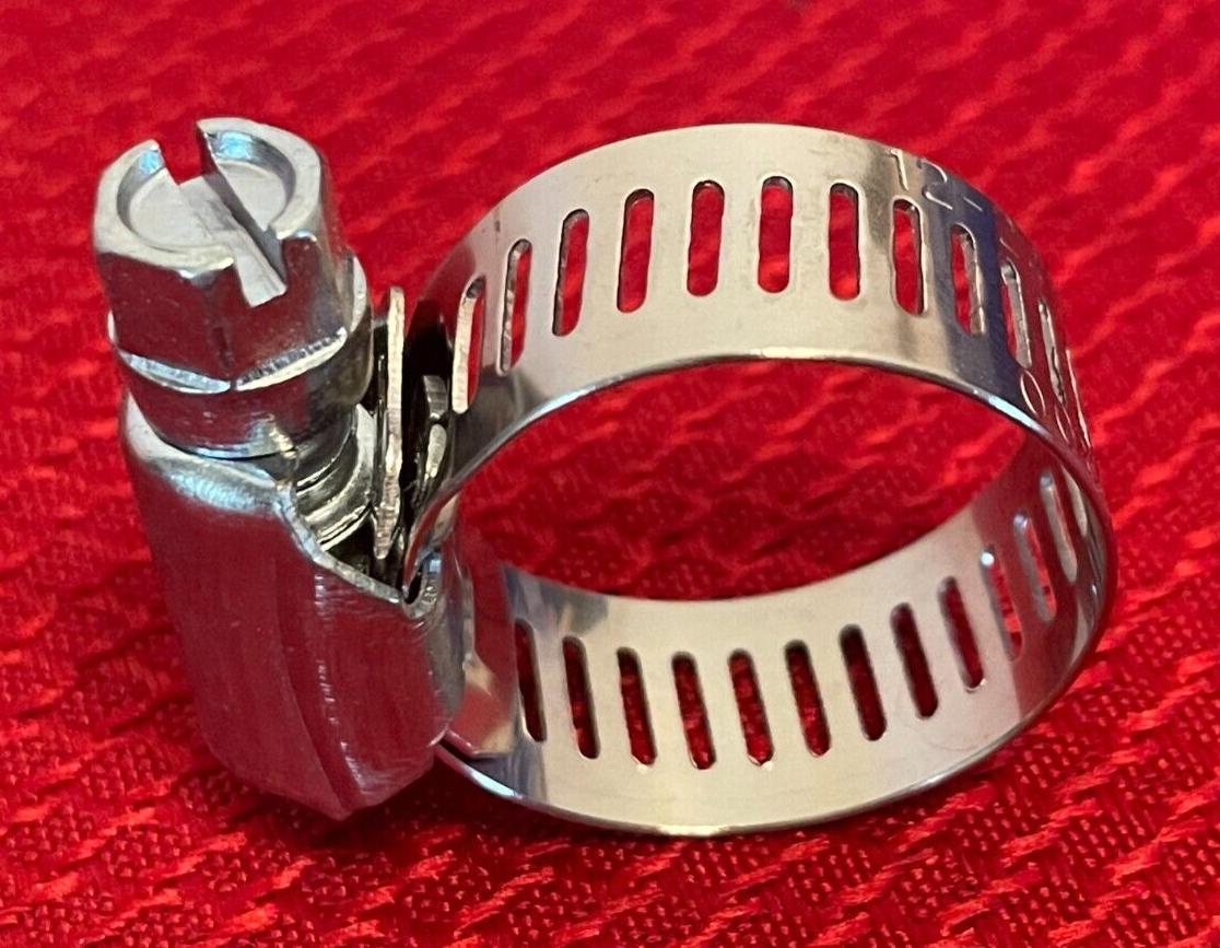 2 Boxes of 10 CarQuest 8 STAINLESS STEEL HOSE CLAMPS ADJUSTABLE 7/16