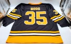Andy Moog # 35 Boston Bruins Size XL Signed Hockey Jersey NHL with J.S.A COA