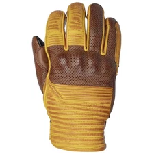Cortech Bully Short Cuff Leather Gloves - Gold/Brown - 3XL 8360-0194-09