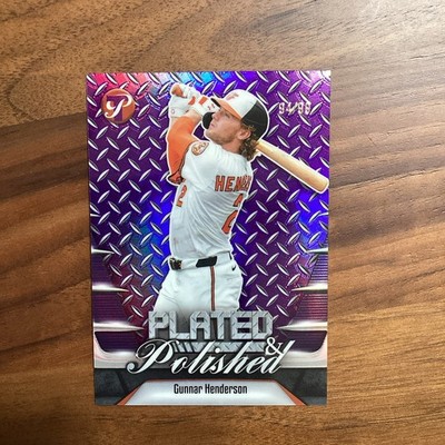 2025 Topps Pristine Plated and Polished Gunnar Henderson Purple Orioles /99
