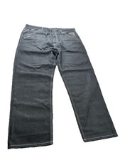 Game Time Men s Baggy Jeans Embroidered Size 42 Black
