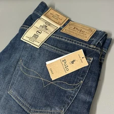 Polo Ralph Lauren PRL Sullivan Slim Jeans Sz 40x30 Dark Wash Denim Blue