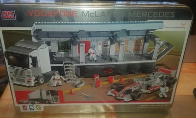 MEGA BLOKS PRO BUILDER VODAFONE McLAREN MERCEDES RIG OVP 820 Teile Art. 3244 - Bild 1 von 4