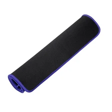 Desk Mat Protector Rubber Non Slip | Laptop Pad Mat Black/Purple 23.62x11.81"