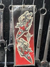 Troy Lee Designs Paquete de Pegatinas Vintage Skully Rocketman Kit Sin Abrir