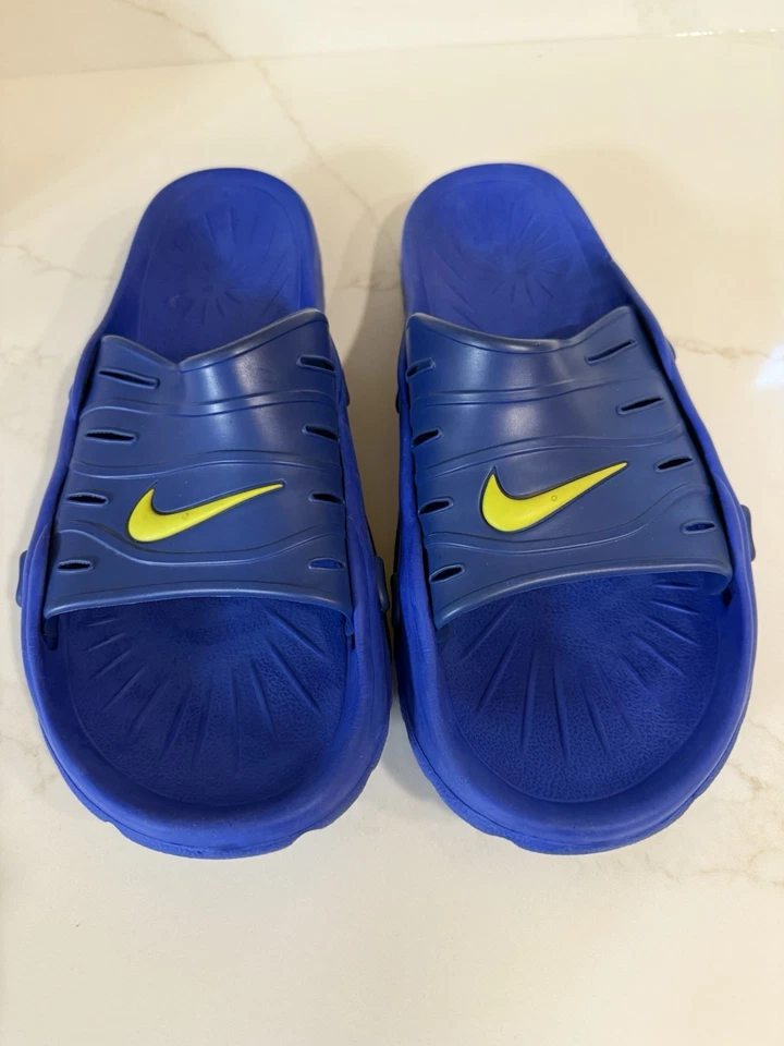 Vintage Nike Blue Geta Slides Size Men's 13 Flip Flops Sandals Rare - Image 2 of 4