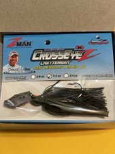 1 Box of 6 Z-man Cross EyeZ Chatterbaits 1/2oz  Green Pumpkin