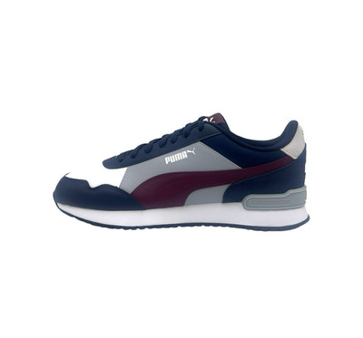 PUMA Herrenschuhe Größe 43 Sneaker Leder Freizeitschuhe Blau Modern Trend Style