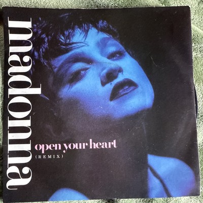 Madonna - Open Your Heart (remix) / Lucky Star - 1986 - 7  Vinyl. A1/B1. VG+/VG+