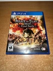 Attack On Titan 2: Final Battle Sony PlayStation 4 New Sealed Promo Copy
