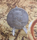 1960 D  Silver 90% Franklin Half Dollar  nice looking coin  TP-10959