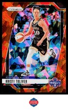 2024 Panini Prizm WNBA #12 Kristi Toliver Ice Orange Prizms