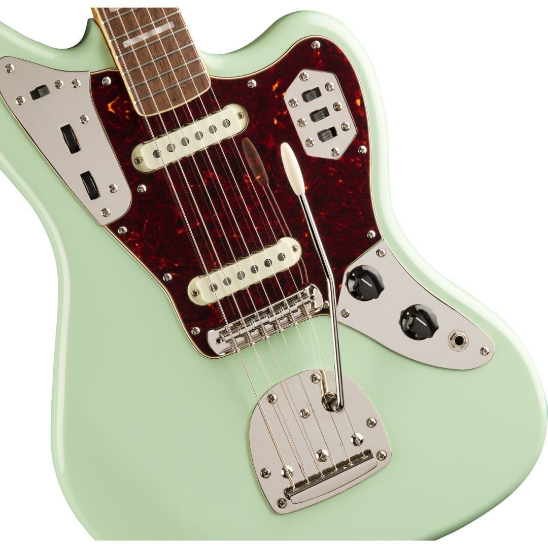 Squier Classic Vibe 70s Jaguar 6-String Electric Guitar (Surf