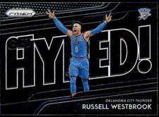 2018-19 Panini Prizm #1 Russell Westbrook Get Hyped! E1