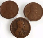 Teen San Francisco 3 Pc Lincoln Wheat Penny US Set 1918 S 1919 S 1920 S Fine+