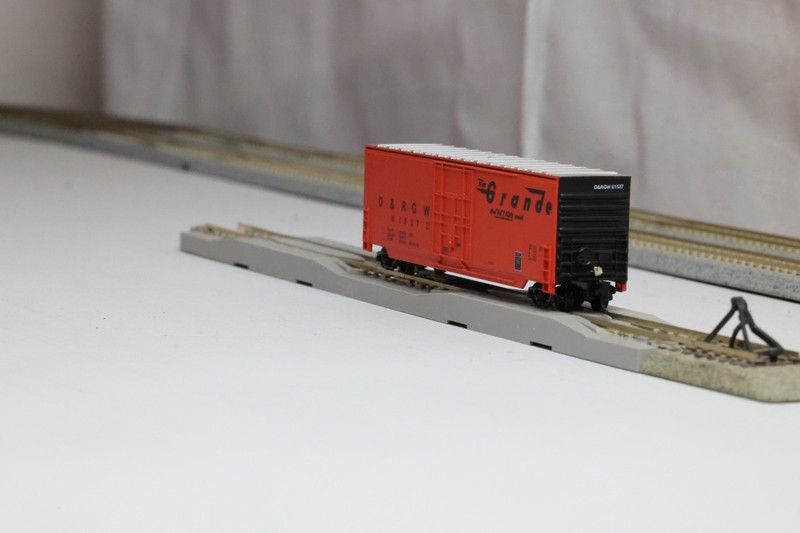 MDC 50' boxcar Rio Grande org w GATR Works nf-G3-1rs EOT latching reed switch