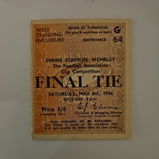 Ticket FA Cup Final 1956 Manchester City v Birmingham City