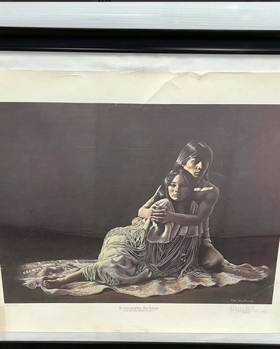 Stampa firmata Penni Anne Cross 1981 * Hold Me;Man/Woman serie II COA Art Deco - Foto 3 di 9