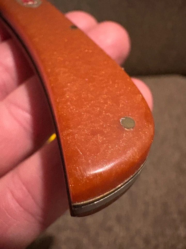 Navaja de bolsillo Kissing Crane marrón brillo KC5029 NUEVA EN CAJA CON CERTIFICADO DE AUTENTICIDAD Foto 3 de 4