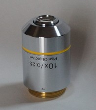 Olympus Infinity Plan 10x 0.25 Objective Lens ∞/- For CX BX Series Microscopes