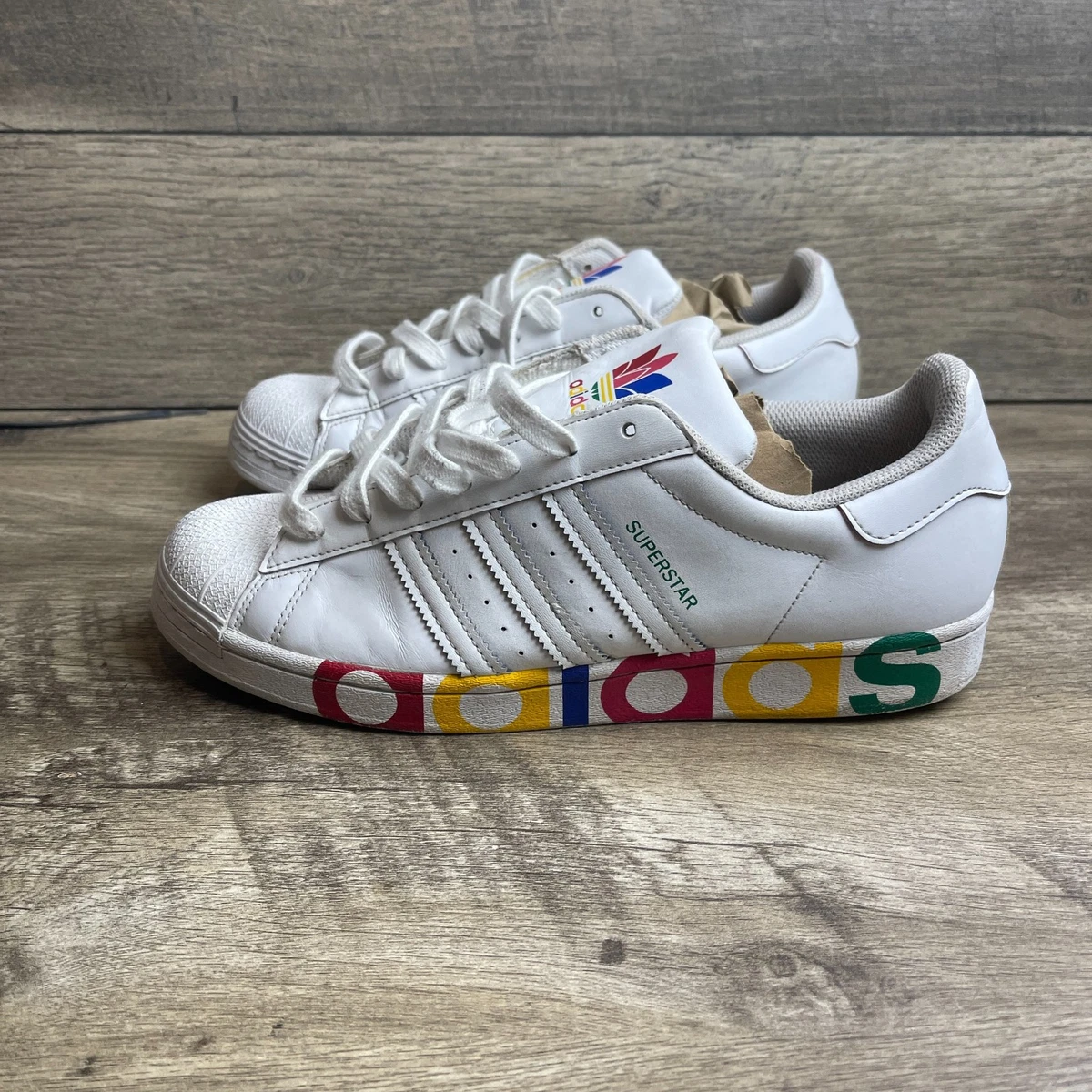 Adidas Superstar Olympic Pack - White for sale | eBay