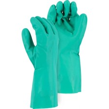 WATERPROOF HOUSE HOLD KITCHEN CLEANING DISHWASHING NITRILE RUBBER GLOVES SMALL