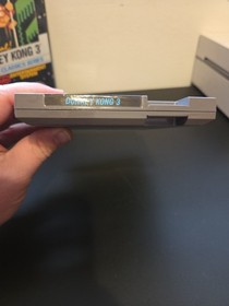 Donkey Kong 3 Nes Nintendo RARE 5 Screw Cart In Hangtab Box/No Manual MINT CART