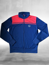 Vintage Sergio Tacchini Zip Jacket Red & Navy - Size L