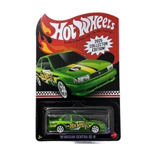 🔥2025 Mail in Hot Wheels 91 Nissan Sentra SE-R Green No.6 Collectors Edition🔥