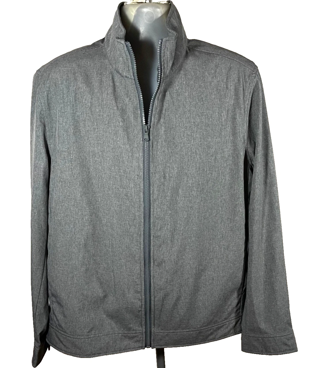 Zachary Prell Men’s Gray 3-in-1 Jacket XL Removable Quilted Vest Layered Zip Up