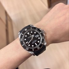 20mm 21mm Kautschuk Armband für Rolex Submariner 41MM 126610 126613 124060 Strap