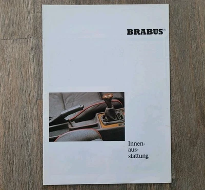 Brabus Mercedes W201 / W124 Innenausstattung Prospekt/brochure/folleto/opuscolo - Bild 1 von 4