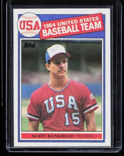 Scott Bankhead 1985 Topps #393 1984 United States Baseball Team Rookie