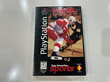 NHL Faceoff Long Box (PlayStation PS1) CIB Complete w Manual, Reg + Foam N MINT