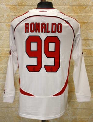AC Milan 2007 long sleeve CL final jersey shirt RONALDO #99 | eBay