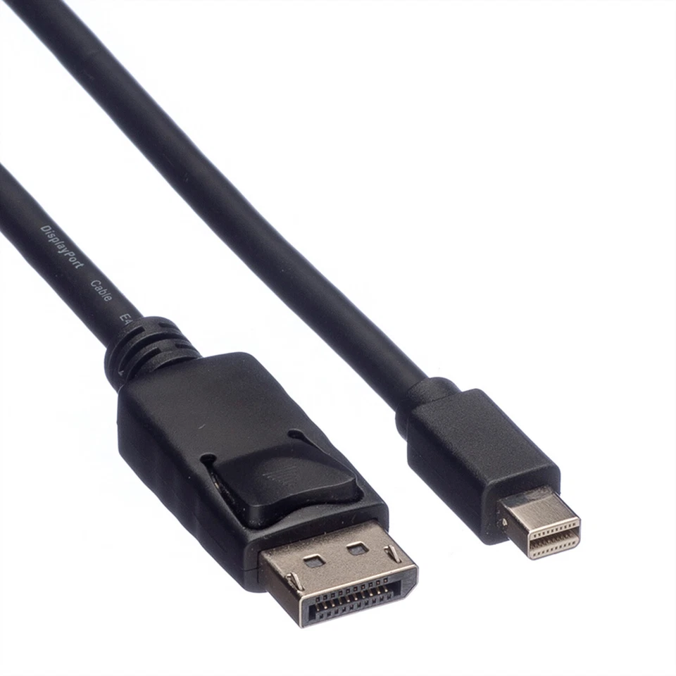 DisplayPort Kabel, DP Stecker - Mini DP Stecker, schwarz, 1 m - Bild 3 von 3
