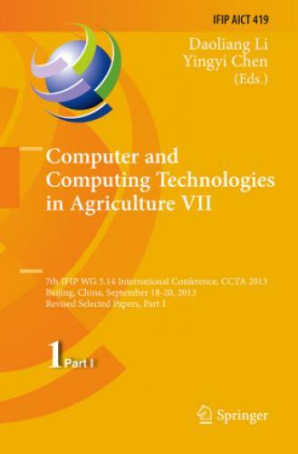 Thumbnail - Computer And Computing Technologies In Agriculture Vii 7th Ifip Wg