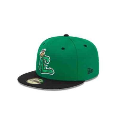 Clinton LumberKings New Era 5950 Green Alternate Cap Hat NWT 7 1/8