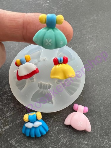 Princess Dress tiny handmade Silicone Mold for Fondant-Resin-crafts-candy.... - Picture 3 of 10