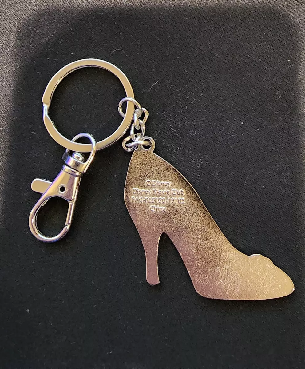 Cinderella Glass Slipper Keychain Keyring Disney Movie Club Exclusive