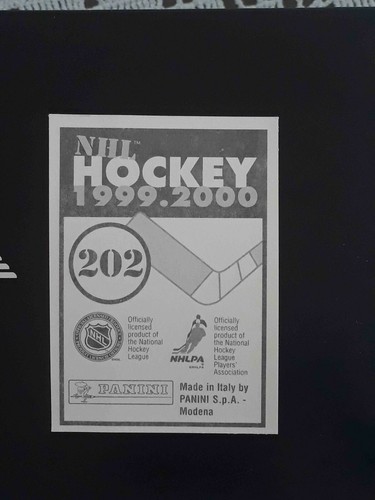 Panini NHL Hockey 1999 2000 99 00 ELIGE CUALQUIER PEGATINA CASI NUEVA/COMO NUEVA #201-360# - Imagen 5 de 297