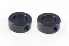 2 Pack 9/16" Bore Shaft Collar W/1/4-20 Set Screw - Black Oxide Finish BSC-056