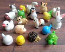 5pcs Cute 3d Miniature Animals: Dolls House / Craft / Fairy Garden: Pet Farm Sea