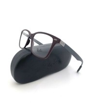 New Ray-Ban Acetate RB 7144 5771 53 18 150 Unisex Eyeglasses Burgundy liteforce