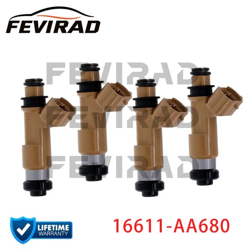 4x Subaru Impreza Legacy Outback 2.5L NA Fuel Injectors: Flow Tested & Cleaned