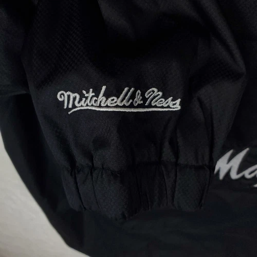 Mastermind World Mitchell & Ness Large Windbreaker Jacket 2023 Collab Black New image 8