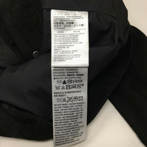 LEVI'S Women's Suede Trucker Jacket - Black - L - Picture 8 of 9