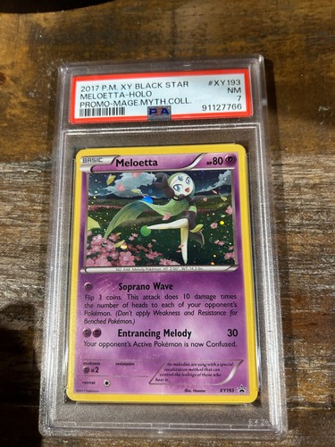Meloetta graded PSA 7 for sale on eBay