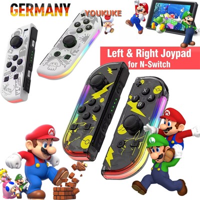 2PCS Set Für Nintendo Switch Joy Con Controller -Left & Right Wireless Gamepad