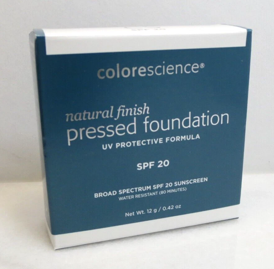 COLORESCIENCE NATURAL FINISH PRESSED FOUNDATION SPF 20 DEEP MOCHA 0.42 OZ DETAIL - Image 2 of 4